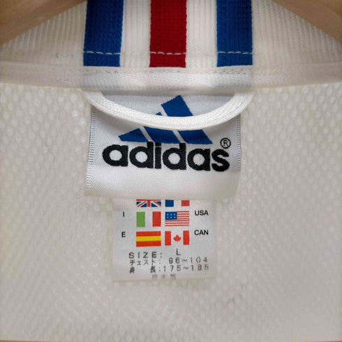 アディダス adidas 00S パフォーマンスロゴ センターロゴ 刺繍 裏地メッシュ トラック ジャケット メンズ JPN:L