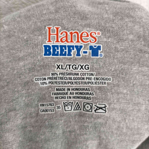 ヘインズ Hanes バックプリントS/S TEE メンズ JPN:XL