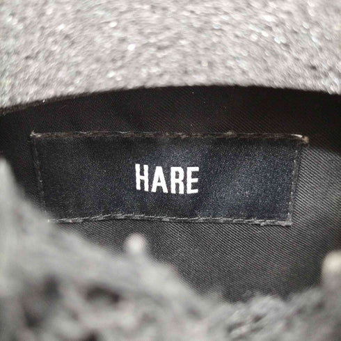 ハレ HARE レース切替デザイン L/S シャツ メンズ FREE