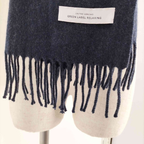 ユナイテッドアローズグリーンレーベルリラクシング UNITED ARROWS green label relaxing フリンジマフラー メンズ