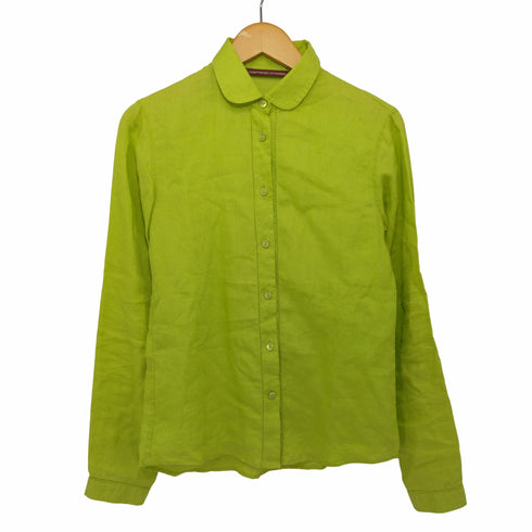 コントワーデコトニエ COMPTOIR DES COTONNIERS ラウンドカラー リネンシャツ レディース JPN:S