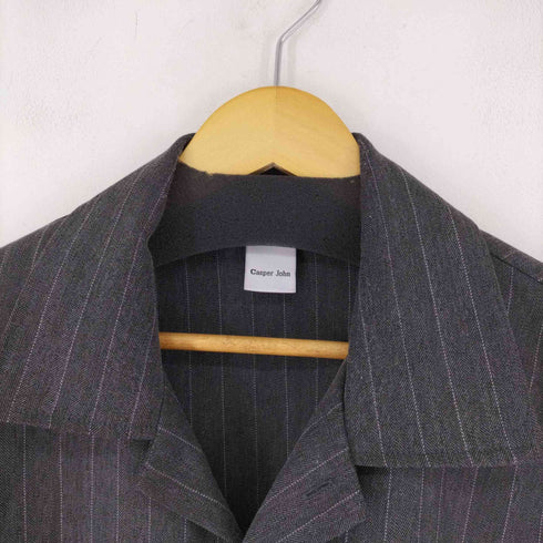 キャスパージョン CASPER JOHN Imitation wool huge shirts/イミテーションウールヒュージシャツ メンズ JPN:L
