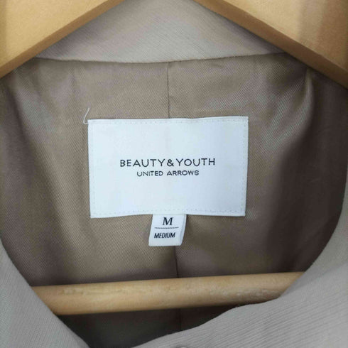 ビューティーアンドユースユナイテッドアローズ BEAUTY & YOUTH UNITED ARROWS ダブルクロスツイルドローストリングコート レディース JPN:M