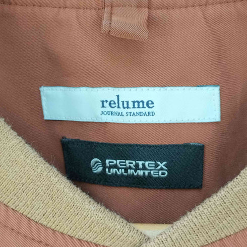 ジャーナルスタンダードレリューム JOURNAL STANDARD relume PERTEX UNLIMITED ポリナイロン スナップボタンブルゾン メンズ JPN:L