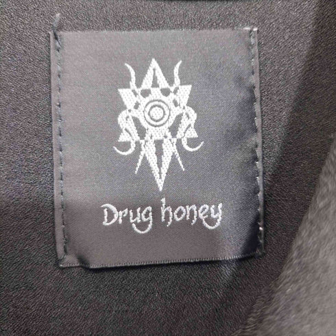 ドラッグ ハニー Drug honey 総柄 ロングスリーブシャツ レディース