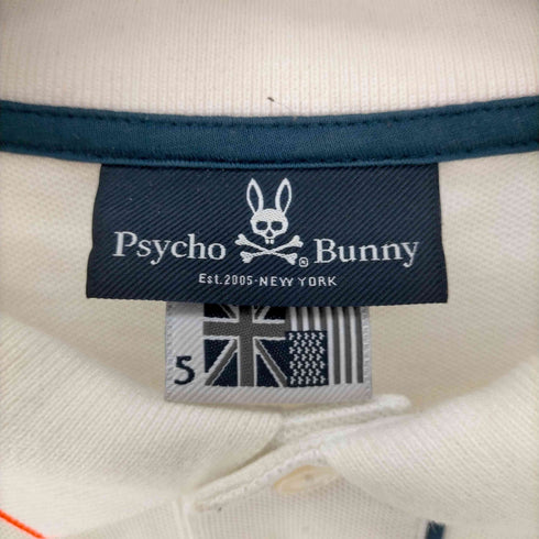 サイコバニー Psycho Bunny PIMA COTTON 100% ロゴ刺繍 S/S ポロ シャツ メンズ