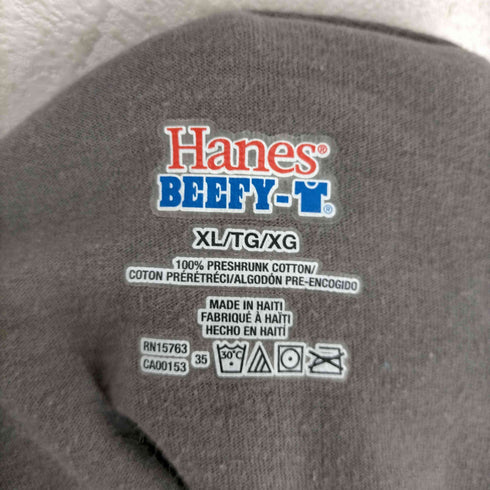 ヘインズ Hanes BEEFY バックプリントS/S TEE メンズ JPN:XL