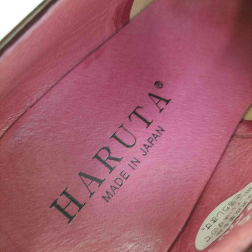 ハルタ HARUTA 本革ヒールアッププレーントゥシューズ レディース 24 1/2