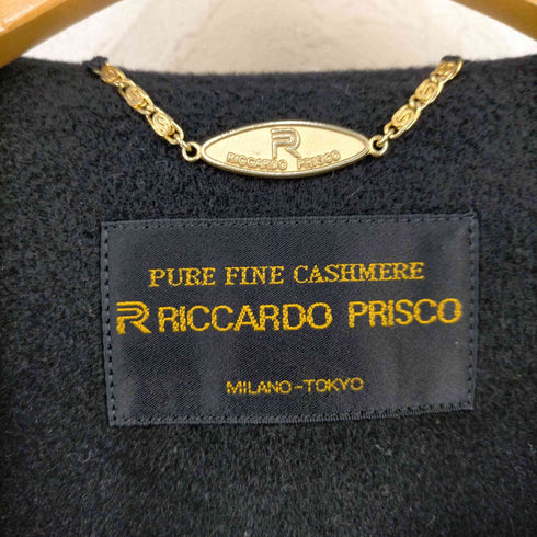RICCARDO PRISCO カシミヤノーカラーコート レディース EUR:42