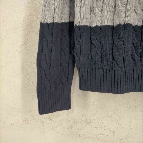ヒルフィガーデニム HILFIGER DENIM マルチボーダーケーブルニット メンズ import:L