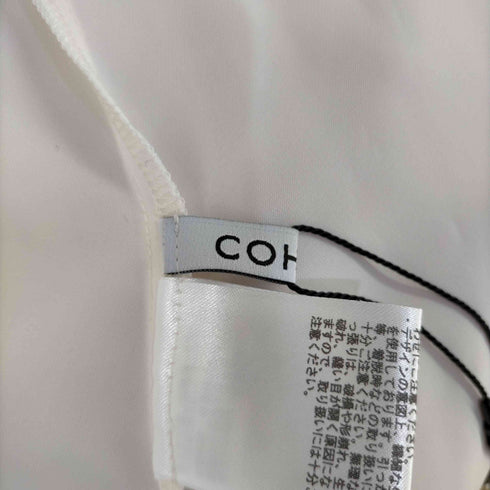 コヒナ COHINA とろみぺプラムタックシャツ レディース FREE