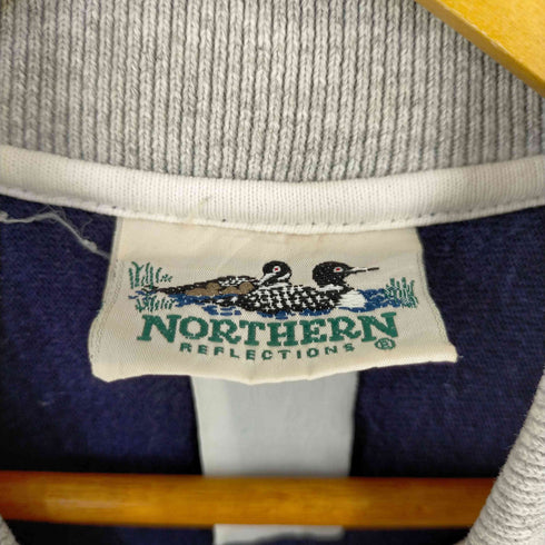 ノーザンリフレクションズ NORTHERN REFLECTIONS マルチストライプ ラガーシャツ メンズ