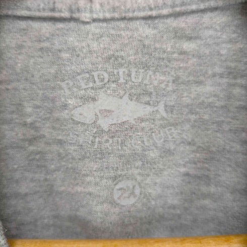 RED TUNA 背面プリントポケットTシャツ メンズ 2XL