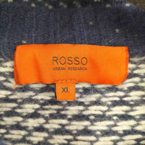 ロッソアーバンリサーチ ROSSO URBAN RESEARCH バーズアイ柄ニット メンズ JPN:XL