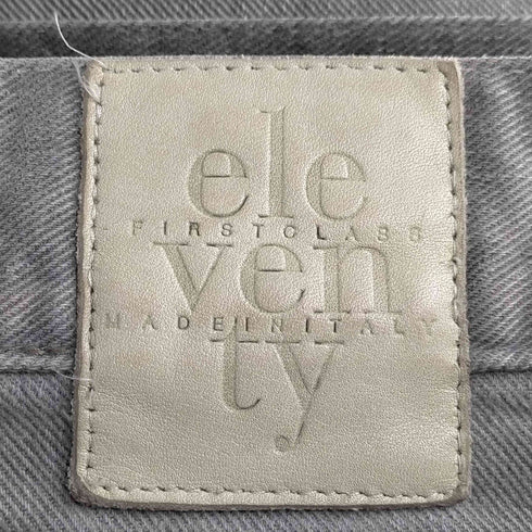 イレブンティ eleventy ボタンフライテーパードストレッチデニムパンツ メンズ US:34-35