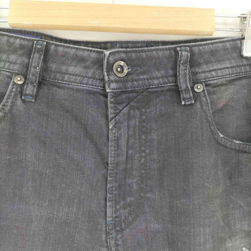 ディーゼル DIESEL THOMMER 加工ブラックデニムパンツ メンズ 34