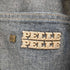 ペレペレ pelle pelle ダブルニー ロゴ刺繍ワイドデニムパンツ メンズ 38