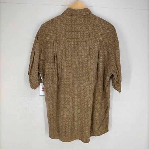 リズ クレイボーン LIZ Claiborne 総柄レーヨン半袖シャツ メンズ JPN:M