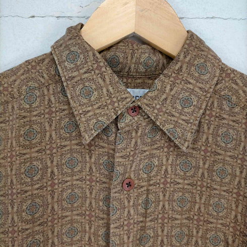 リズ クレイボーン LIZ Claiborne 総柄レーヨン半袖シャツ メンズ JPN:M
