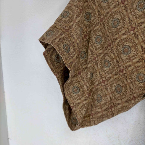 リズ クレイボーン LIZ Claiborne 総柄レーヨン半袖シャツ メンズ JPN:M