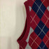 ランズエンド LANDS END MADE IN ENGLAND アーガイル ラムウールベスト メンズ import:M