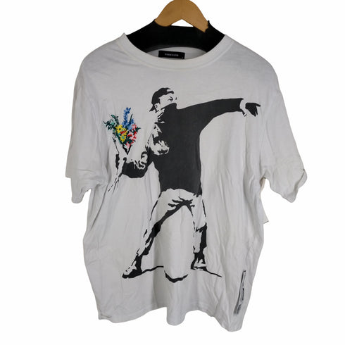ブランダライズド BRANDALISED whim roth S/S Flower throwing tee 刺繍 クルーネックtシャツ メンズ JPN:XL