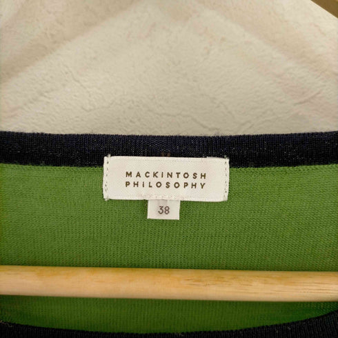 マッキントッシュフィロソフィー MACKINTOSH PHILOSOPHY マルチボーダーニット レディース JPN:38