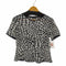 フルギ MISS PARIS シアーシースルーシャツ 総柄 半袖 レディース ONE SIZE