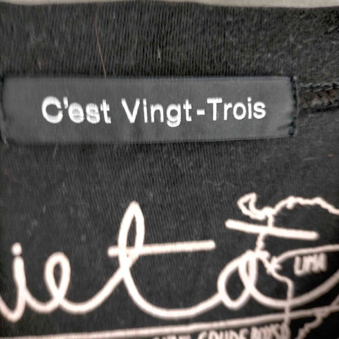 セバントゥア XXIII Cest Vingt-Trois S/S クルーネック tシャツ メンズ JPN:XL
