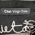 セバントゥア XXIII Cest Vingt-Trois S/S クルーネック tシャツ メンズ JPN:XL