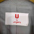 ユーバイ ウンガロ U by ungaro ピークドラペルジャケット プリーツ切替スカート セットアップ レディース 36