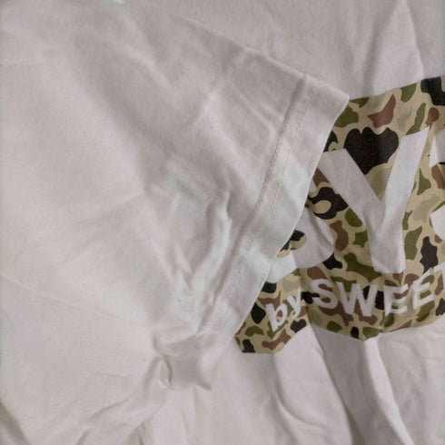 エスワイサーティトゥー SY32 by SWEET YEARS S/S 迷彩ボックスロゴ クルーネックtシャツ メンズ JPN:XXL