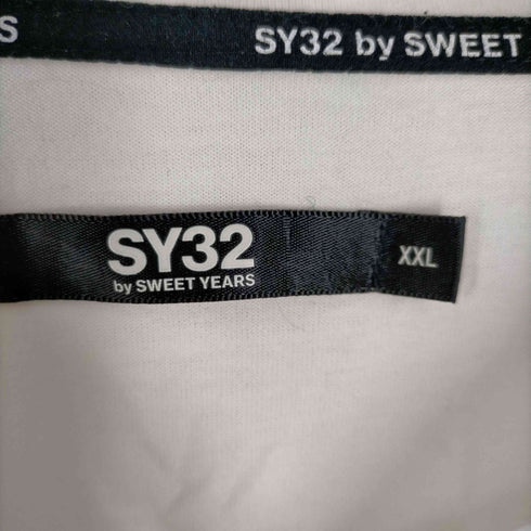 エスワイサーティトゥー SY32 by SWEET YEARS S/S 迷彩ボックスロゴ クルーネックtシャツ メンズ JPN:XXL