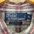 ポロバイラルフローレン Polo by RALPH LAUREN 90-00s ポニー無し 猫目ボタン フロントポケットチェックL/Sシャツ メンズ import:XL
