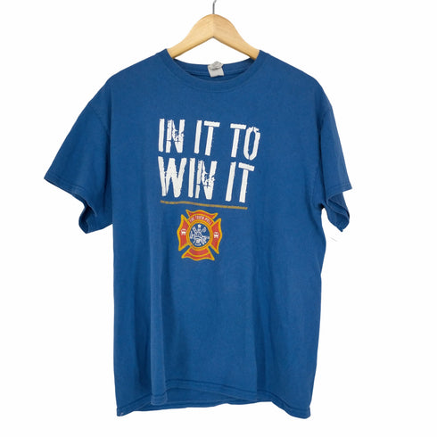 ギルダン GILDAN IN IT TO WIN IT 両面プリントクルーネックTシャツ メンズ JPN:L