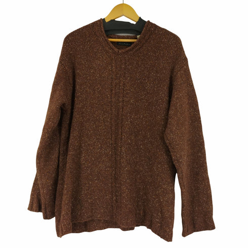 anna tricot 90s シルク混 ネップVネックニット メンズ