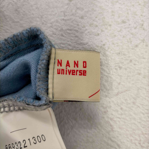 ナノユニバース nano universe テンセル(TM)デニム ギャザーネックブラウス レディース JPN:S