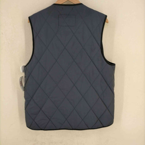 カミエルフォートヘンス CAMIEL FORTGENS ポリコットン ジップアップ キルティングベスト メンズ