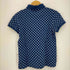 フレッドペリー FRED PERRY ロゴ刺繍 水玉柄 ポロシャツ レディース UK10