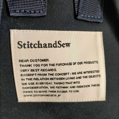 スティッチアンドソー STITCHANDSEW 日本製 コットンリュック レディース