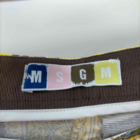 エムエスジーエム MSGM イタリア製 Mid-length skirt 総柄 スカート レディース 40
