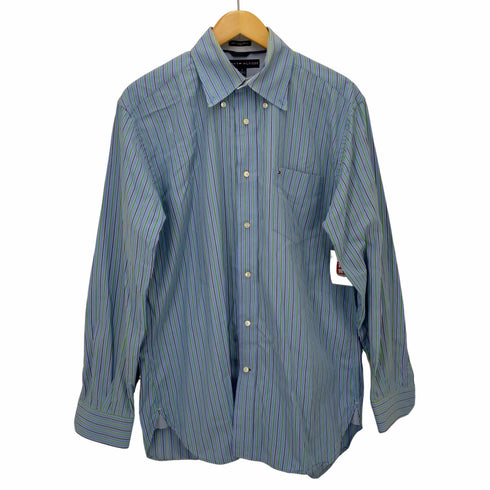 トミーヒルフィガー TOMMY HILFIGER 80s 2-ply fabric shirts メンズ M