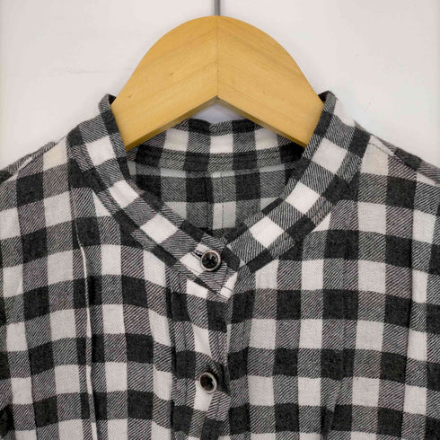 ビューティーアンドユースユナイテッドアローズ BEAUTY & YOUTH UNITED ARROWS チェックバンドカラーロングワンピース レディース