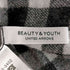 ビューティーアンドユースユナイテッドアローズ BEAUTY & YOUTH UNITED ARROWS チェックバンドカラーロングワンピース レディース