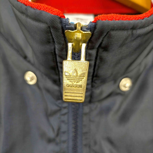 アディダスオリジナルス adidas Originals 80S デサント期 STAFF THE 7nd EMPEROR'S CUP ジップアップナイロンジャケット メンズ JPN:L