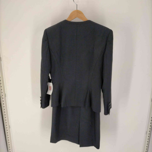 カルヴェン CARVEN フォーマル FORMAL NEW WOOL ノーカラー スーツ セットアップ レディース 12