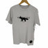 メゾンキツネ MAISON KITSUNE メゾンキツネ フォックススタンプ ロゴTシャツ メンズ JPN:XS