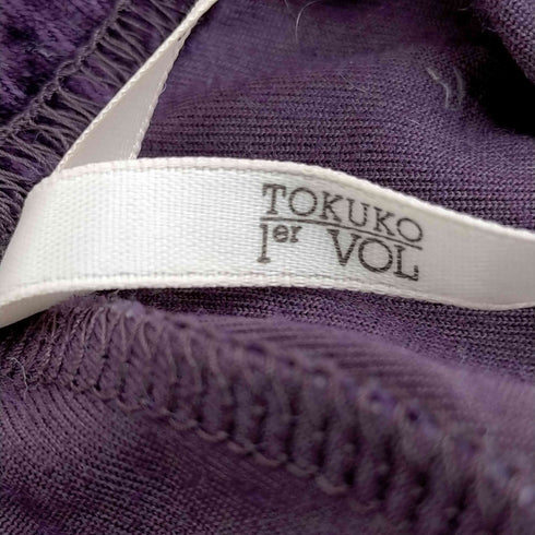 トクコプルミエヴォル TOKUKO 1er VOL ベロア ストレートスカート レディース 9