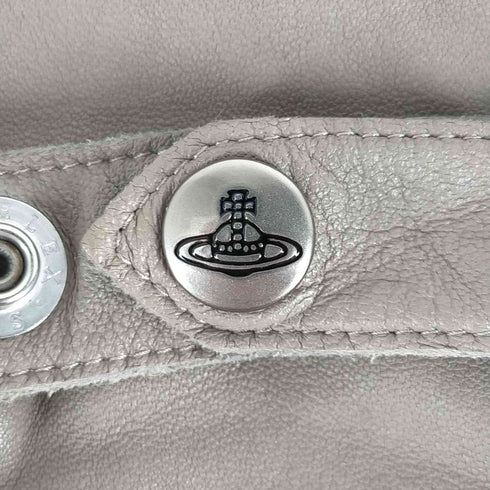 ヴィヴィアンウエストウッド アクセサリー Vivienne Westwood Accessories ラムレザー ウール ORB&ベルト グローブ レディース