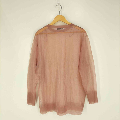 ザラ ZARA セミシースルーシアートップス レディース import:M